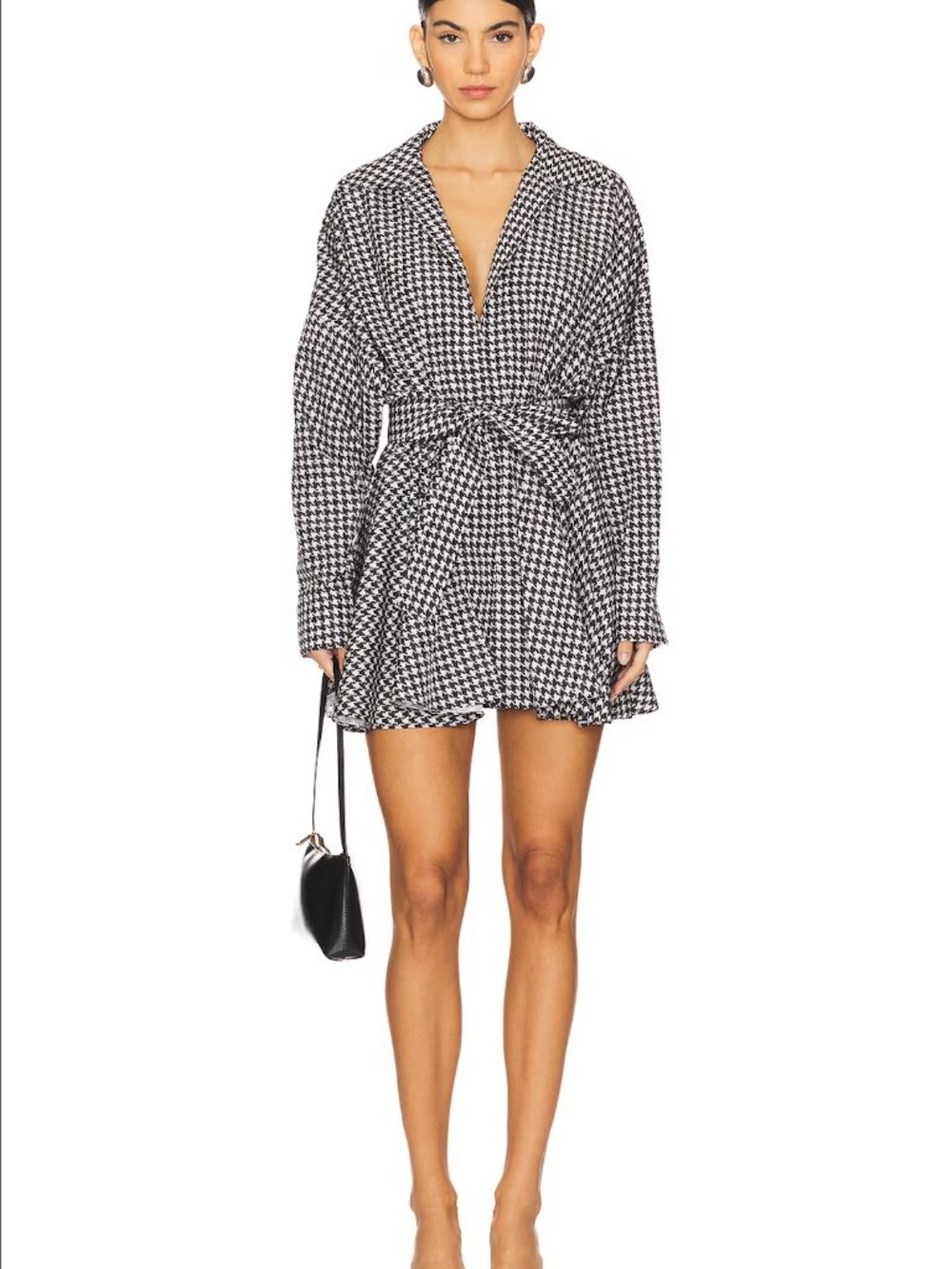 Oversized Shirt Flared Mini Dress Norma Kamali